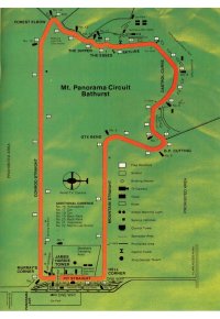 1984 James Hardie 1000 Race Map